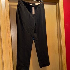Chico’s slim leg tapered ankle black dress pants new with tags